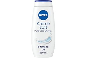 NIVEA Care Shower Creme Soft (250 ml) Enriched with Almond Oil, Moisturising Gel Body Wash, Skin Moisturiser with Mild Scent