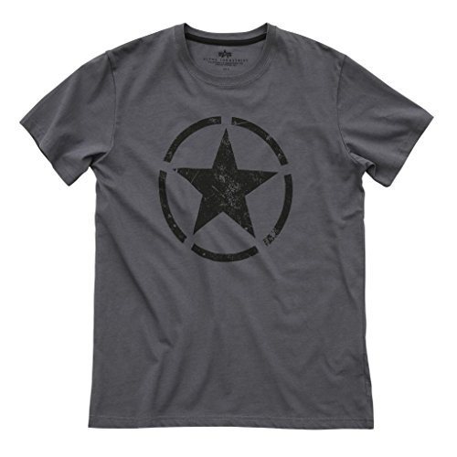 Preisvergleich Produktbild Alpha Industries Star T T-Shirt Dunkelgrau XXL