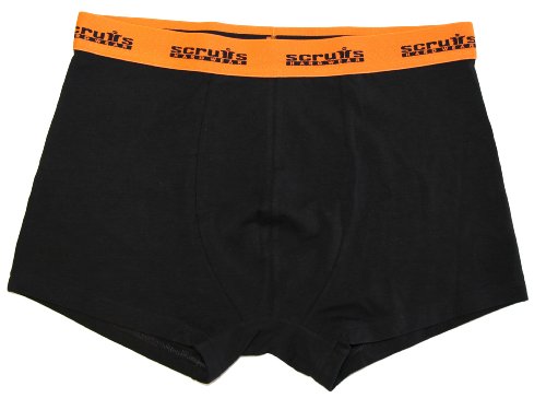 Preisvergleich Produktbild Scruffs Boxershorts, Schwarz / Orange, Doppelpack, T51561