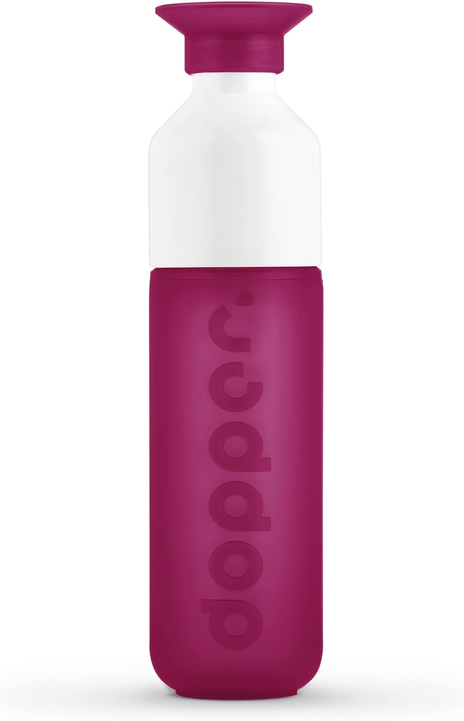 Dopper Original Fuchsia Fantaisiste Bouteille d'eau 450ml - Gourde pour Sport - 100% Recyclable, sans BPA - Bouteille Reutilisable convient pour Le Sport, la Randonnée, L'École et Le Bureau