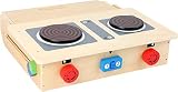 Kinderküche aus Holz, samt reichhaltigem Zubehör,  ab 3 Jahren, mit integriertem Koffer - 4