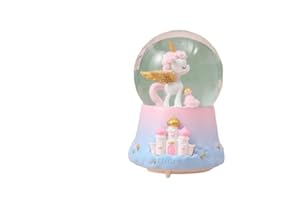 Castell Deco - Bola de Nieve, Caja Musical, Globo de Cristal, Regalo, Navidad, Niña (Mod 3)