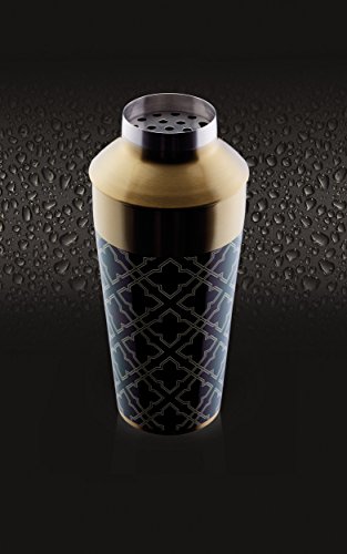 BarCraft Cocktail-Shaker Metall, 650 ml, Messing-Optik - 2