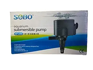 SOBO Aquarium Submersible Pump WP - 1880 AC 220-240V 50/60 Hz 20W H.MAX : 1.2M F.MAX :1200 L/HR