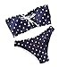 Produktbild  Loveso Sommer Sexy Bademode Damen Bandeau Padded Bikini-Set Trägerlosen Badeanzug Push Up