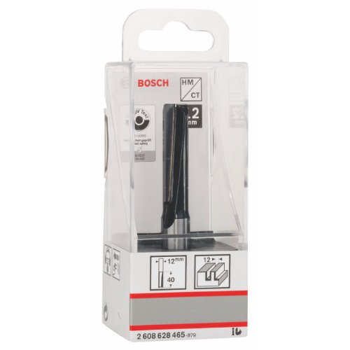 Bosch Zubehör 2 608 628 465 Nutfräser 12 mm, D1 12 mm, L 40 mm, G 81 mm - 3