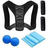 Correcteur de Posture, INKERSCOOP Dos Réglable Posture Correcteur Epaule, Bien C