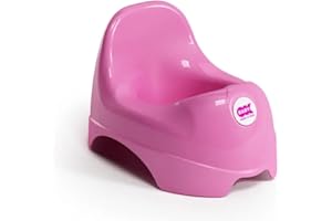 OKBABY Relax - Vasino per Bambini con Seduta Ergonomica e Schienale Rialzato - Rosa
