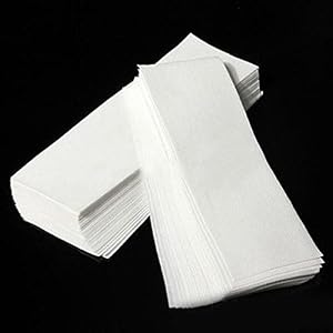 Frcolor 100pcs Hair Removal Depilatory Nonwoven Epilator Wax Strip Paper - Image 3