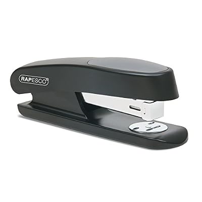 Rapesco Sting Ray agrafeuse de bureau classique 20 Feuilles Half Strip Demi Bande Noire