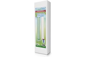 Pack de Filtros de recambio Garden Grow (480 L/h). 1 Unidad Filtro de Sedimentos de 5 micras y 1 Unidad Filtro de Carbón en Bloque de Alta Capacidad. GrowMax Water.