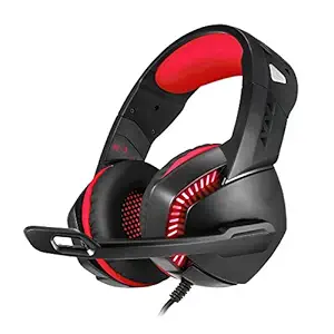 Cosmic Byte H3 Gaming Headphone with Mic for PC, Laptops, Mobiles, PS4, Xbox One (Red)