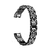 Produktbild symboat Armband aus Kristallglas Ersatz-Band de zeigt D Edelstahl D Zubehör für Fitbit Alta