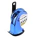 Produktbild perfk Universal 12V/130dB Druckluft Schnecke Hupe Lufthorn mit Wasserdichter Abdeckung, Blau/Schwarz - Blau