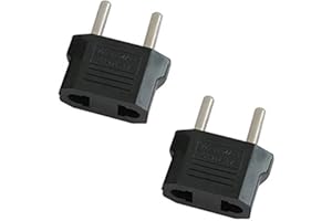 HeyNana - 2 Adaptadores Conversor Enchufe USA Americano Chino A EU Europeo Español…