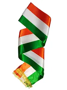 BookMyCostume Tricolor Stole Tiranga Independence Day Kids & Adults Costume Accessory Free Size