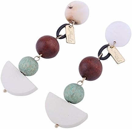 European And American Personality Exaggerated Three-Dimensional Geometric Shape Of The Orbs Temperament Spell Color Ear Nail Design Quality Earrings