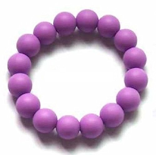 Chuchumz Chewy Bracelet Chewelry Autism ADHD Biting Sensory Child Baby Teething Chew Toy Children Purple