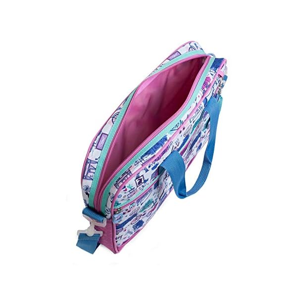 SKPAT - maletín Cartera extraescolar Infantil niña Estampada. Capacidad  para blocs libretas Libros y portátil. tamaño a4… 2022 |  MOCHILASESCOLARESONLINE.COM