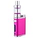 Produktbild Yeleo Trosetry E Shisha Set, 1-75W 2ml Mod TC Temperaturregelung VW Batterieträger Unter Ohm Tank Luftstromkontrolle 18650 Austauschbare Batterie USB Zig Rauchen E Shisha(Pink)