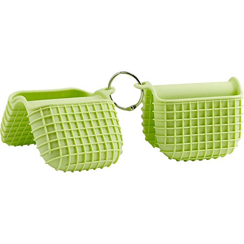 Preisvergleich Produktbild Tepro Garten Grillhandschuh Silikon-Grillhandschuhe 2er-Set Grün