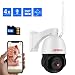 Produktbild ANRAN Überwachungskamera WLAN IP Kamera PTZ 1080P 4X Optischer Zoom Drahtlose Dome Kamera mit 32 GB SD Karte IP66 Wasserdicht Außen Nachtsicht Bewegungserkennung Audio-Aufnahme, Nur 2,4GHz Unterstützt