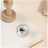 Kişiye &Ouml;zel Kitap Kaşesi Kitap M&uuml;hr&uuml; ve Istampa Set R5814-12