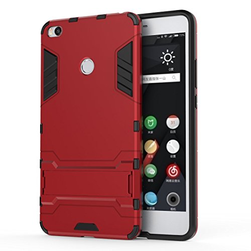 XiaoMi Mi Max 2 Funda  SMTR Ultra Silm H  brida Rugged Armor Case Choque Absorci  n Protecci  n Dual Layer Bumper Carcasa con pata de Cabra para XiaoMi Mi Max 2  rojo XiaoMi Mi Max 2 Funda  SMTR Ultra Silm H  brida Rugged Armor Case Choque Absorci  n Protecci  n Dual Layer Bumper Carcasa con pata de Cabra para XiaoMi Mi Max 2  rojo