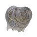 New Style Scrunchie Hair Extension Silver Grey Mix Fuller Scrunchie Up Down Do Super Spiky Twister