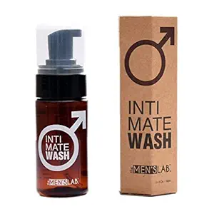 THE MENS LAB Intimate Wash For Men, Natural Ingredients, Tea Tree and Aloe vera juice, SLS and Paraben Free, 100ml