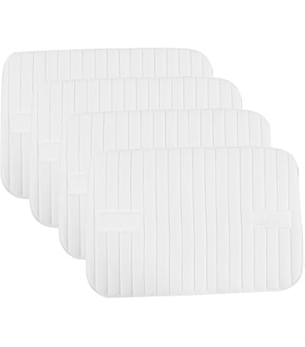 Coussinets De Bandage SUNRIDE En Tissu éponge Doux, Scratch, Lot De 2 – Protection Des Chevaux Contre Les Blessures à L’entraînement