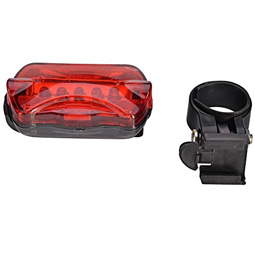 E-Goal Fahrrad Mini Lampe Set 500 Lumen Wasserdicht klein leicht Frontlich und Rücklicht (2pcs. Cree Q5 LED Scheinwerfer, 2 Hand Stab Taschenlampe Halter, Heck Rücklicht und 2 Rad Ventile als Geschenke) verstellbar Taschenlampe - 5