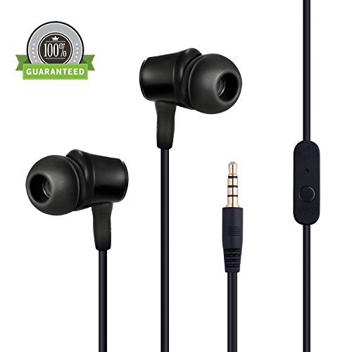 TOPLUS KopfhÃ¶rer In Ear KopfhÃ¶rer bass (UPDATE), TOPLUS in ears kopfhÃ¶rer kopfhoerer in ear bass inklusive Mikrofon Rufannahmetaste fÃ¼r Iphone Samsung Smartphones Tablets MP3-Player usw(Schwarz)