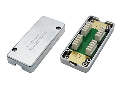 Value 21993049 Junction Box Kat.6A, STP silber