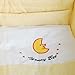 Baby Swinging Crib Infant Cradle Bed Co-Sleeper Free Bedding Set & Foam Mattress (Yellow)