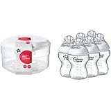 tommee tippee closer to nature microwave steriliser and breast pump set