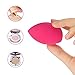 SATMON Makeup Sponges Set Cosmetics Premium Foundation Latex Powder Puff & Medical Silicone Sponge for Powder, Cream or Liquid Application (Pack of 2)