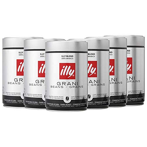 illy Espresso Gusto Intenso Grani dunkle S Röstung 6 x 250g ganze Bohne