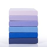 Kinder Jersey Spannbettlaken Spannbetttuch – etérea Comfort – Baumwolle Royal, 60×120 – 70×140 cm - 3