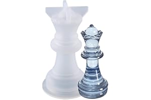 Fiorky Stampi in resina epossidica a scacchi internazionali, in silicone, fai da te, scacchiere, pezzi di scacchi in resina, stampo in for gioielli, decorazione for la casa, strumenti for fusione