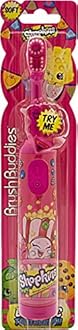 BrushBuddies Shopkins Electric Toothbrush for Kids or Children