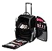 Produktbild QQB Oxford Stoff Kosmetikkoffer Trolley Wagen Make-up Fall Nylon Gepäck Professionel Künstler Zug Veranstalter Lagerung Box mit Clear-Cover Taschen