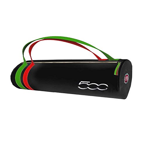Fiat f500-kickbagk Housse pour Trottinette, Mixte Adulte, Noir, Taille Unique