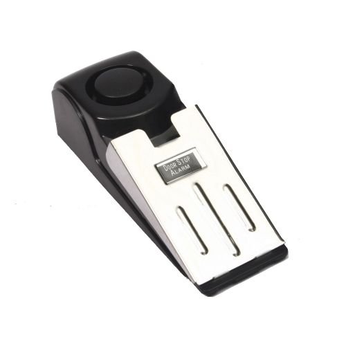 Alarma con bloqueo para puerta 120dB Negro