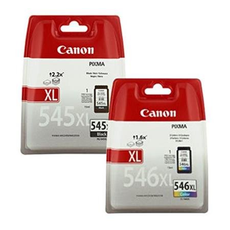 Canon, Original, Schwarz XL/CL546 XL Hohe Kapazität Tintenpatronen, Schwarz