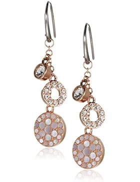 Fossil Damen-Ohrhänger Zirkonia weiß - JF01738791