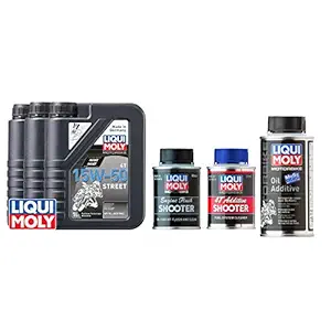 Liqui Moly 15W-50 Performance Pack Combo for Royal Enfield Bikes