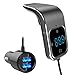 Produktbild FM Transmitter, AceTend Bluetooth FM Transmitter KFZ Auto Radio Adapter Car Kit mit Touch Screen Tasten