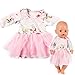 Produktbild Euone Puppenkleid, Mädchenkleid, Blumenkleider, für 45,7 cm American Girl Puppe Zubehör, Mädchenspielzeug