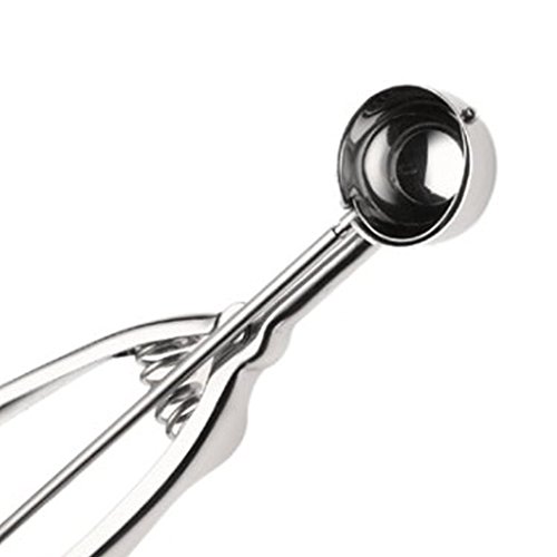 vlunt Edelstahl Scoop für Ice Cream Mash Lebensmittel Löffel Küche Ball, edelstahl, Set of 3 (S M L) - 4